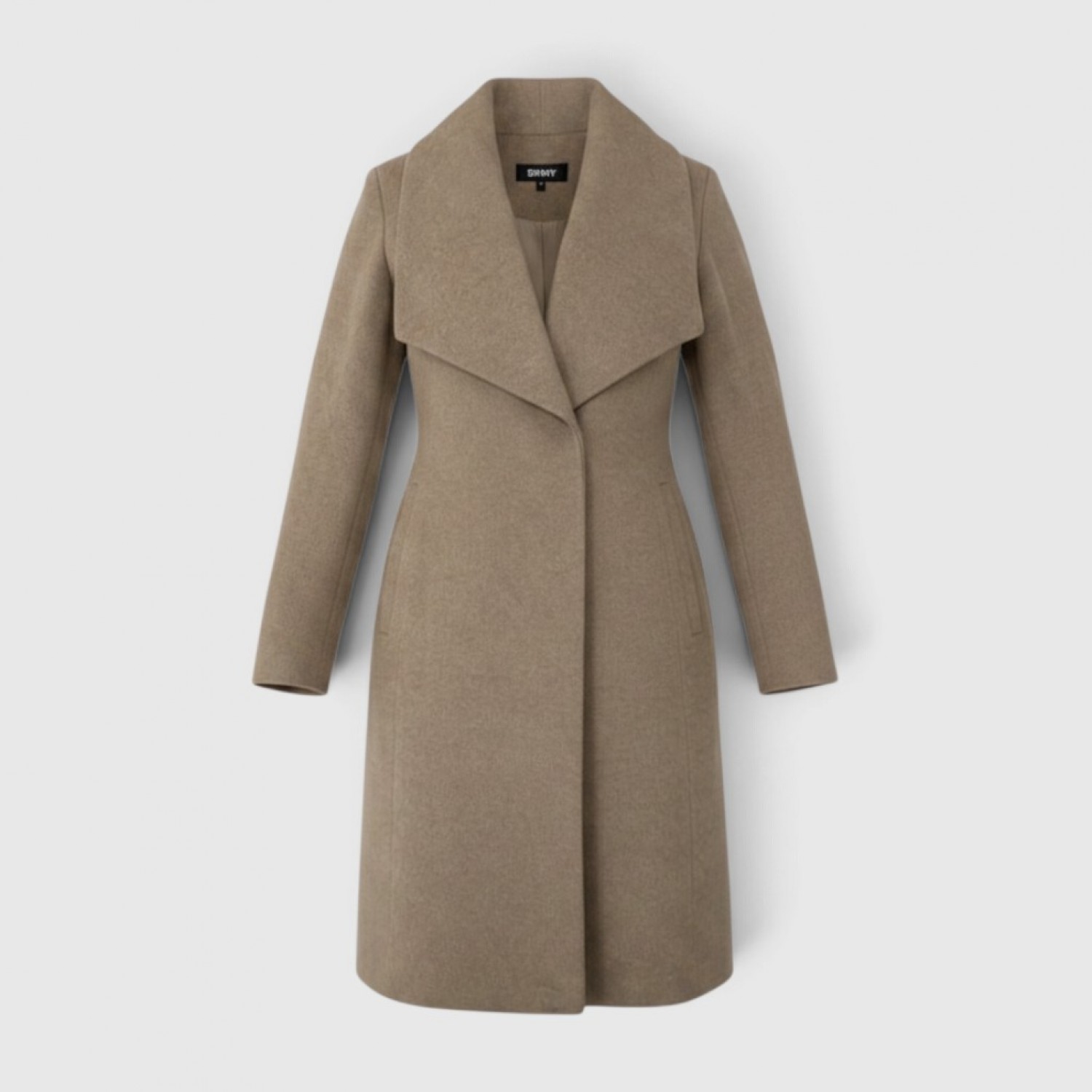 Γυναικείο Μπεζ Μακρύ Παλτό DKNY / Pre-Owned